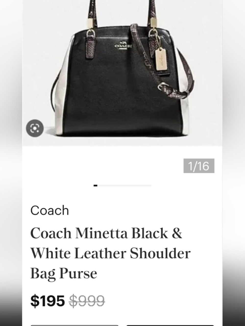 Coach Minetta Taupe Leather 3 Way Bag - Picture 11 of 11